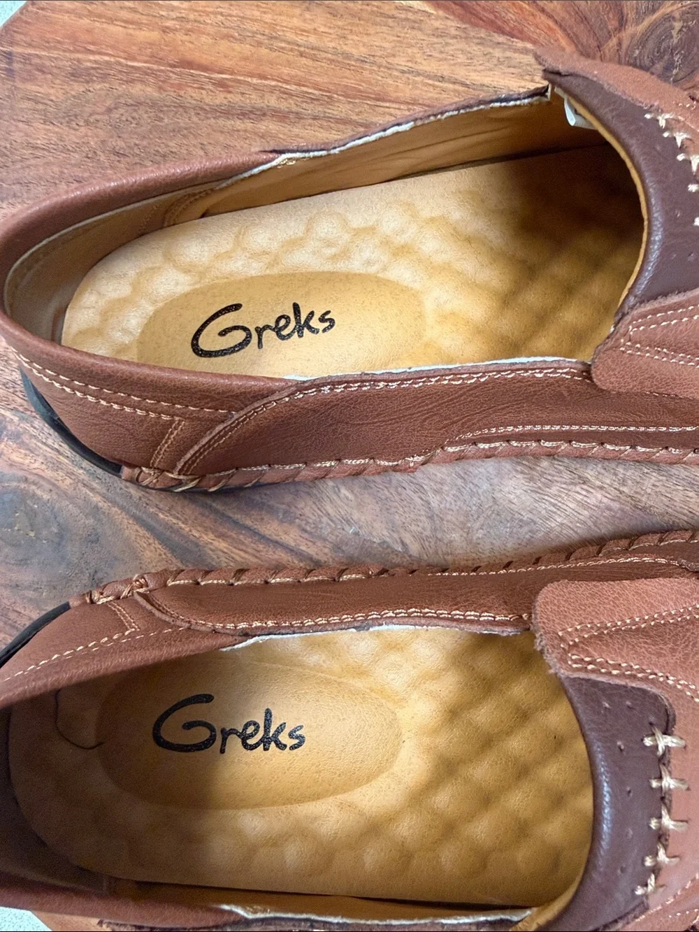 Greks‎ comfort driving loafers / casual slip-on shoes sz 43/EU US 9.5-10